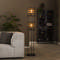 Floor lamp 2L metal blinds