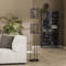 Floor lamp 2L metal blinds