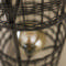 Floor lamp 2L metal blinds