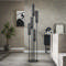 Floor lamp 5L stepped tube mesh