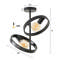 Plafondlamp 2L hover