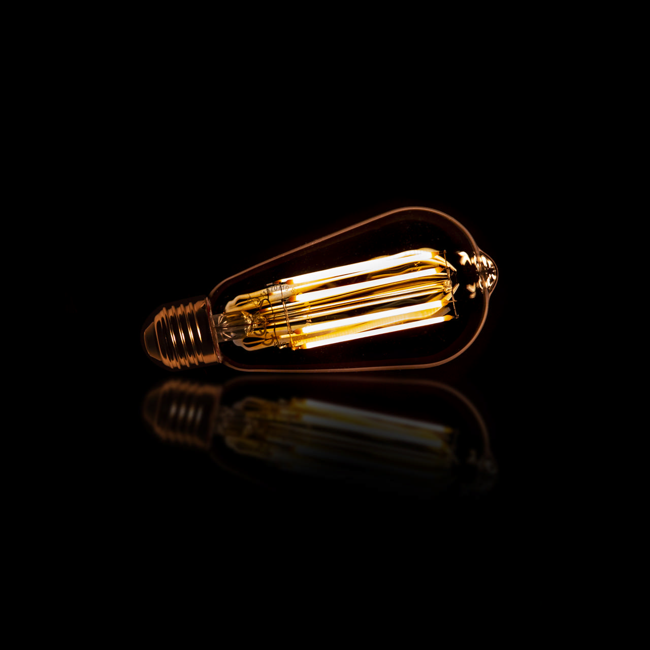 Lichtbron LED [ST64] filament druppel